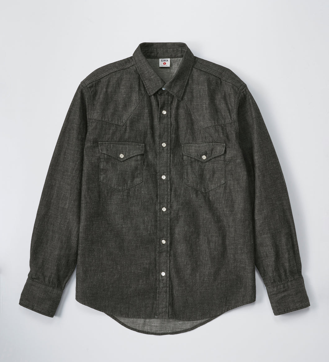 WESTEN	SHIRTS L/S BlackOW