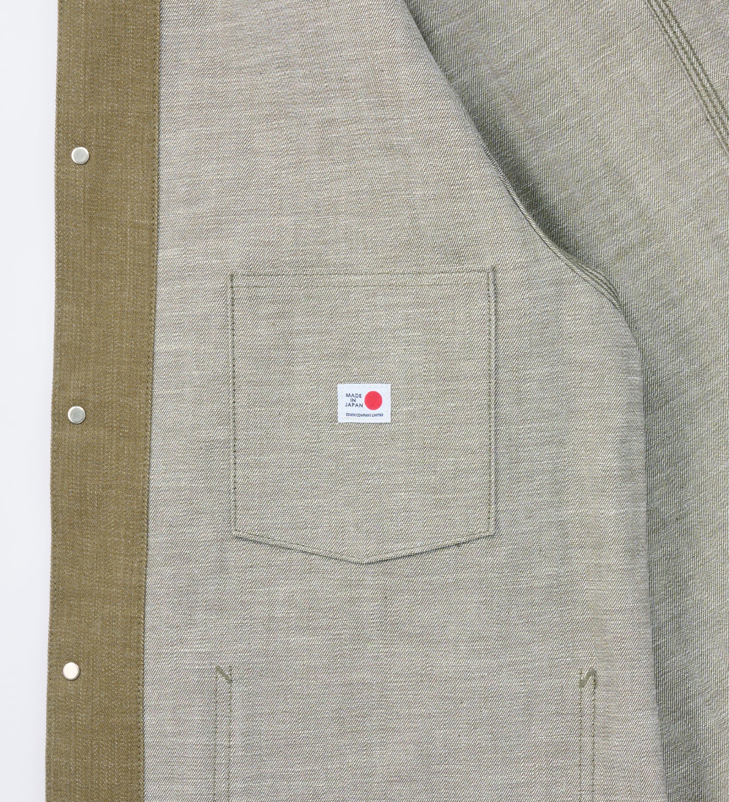 COVERALL GREEN DENIM – EDWIN CONCEPT SHOP