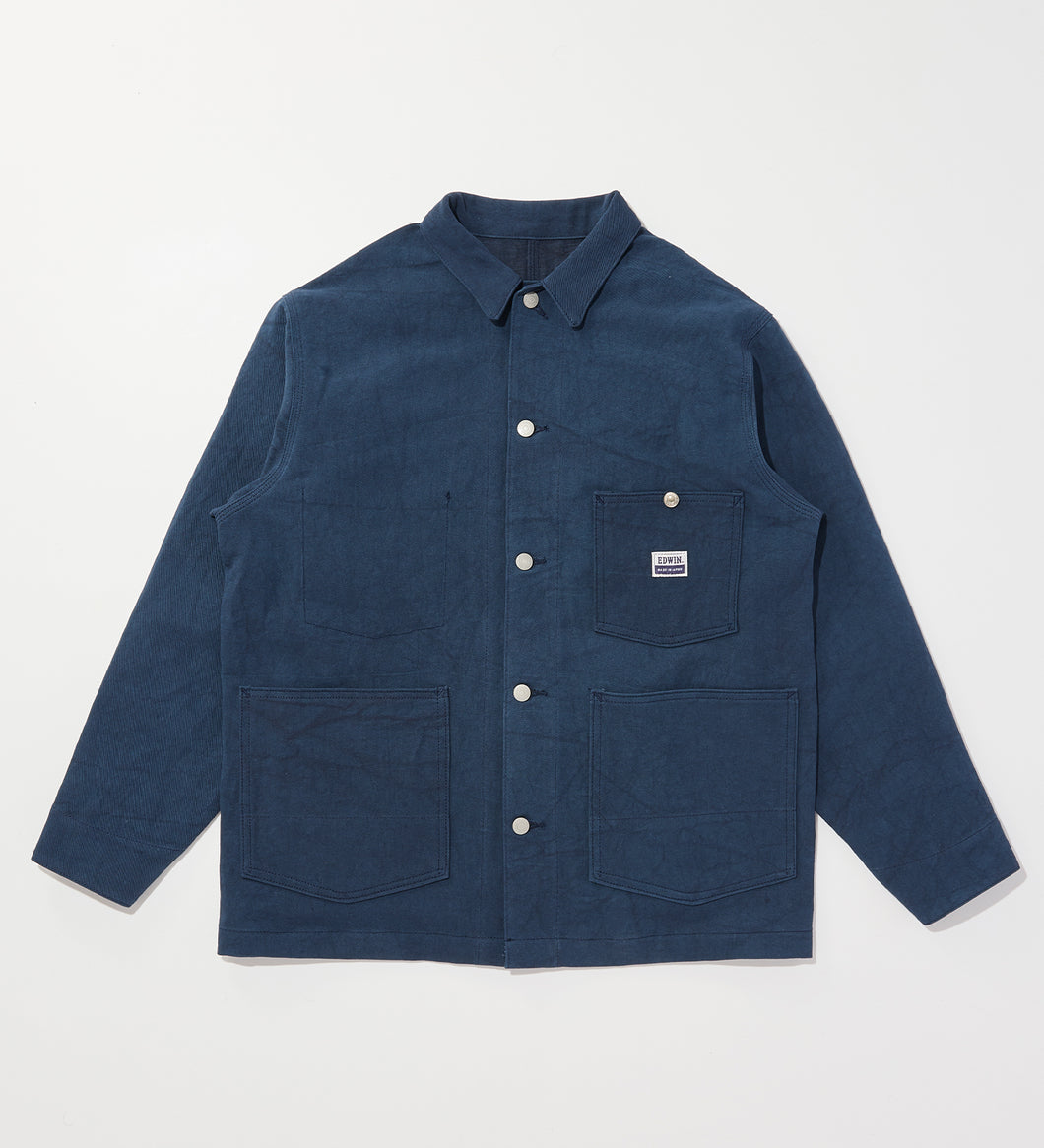 COVERALL COTTONLINEN Navy