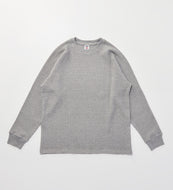 HEAVY WAFFLE TEE L/S Gray