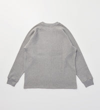 画像をギャラリービューアに読み込む, HEAVY WAFFLE TEE L/S Gray
