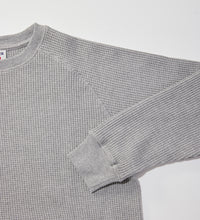 画像をギャラリービューアに読み込む, HEAVY WAFFLE TEE L/S Gray
