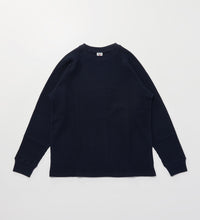 画像をギャラリービューアに読み込む, HEAVY WAFFLE TEE L/S Navy
