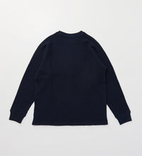 画像をギャラリービューアに読み込む, HEAVY WAFFLE TEE L/S Navy
