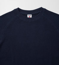 画像をギャラリービューアに読み込む, HEAVY WAFFLE TEE L/S Navy
