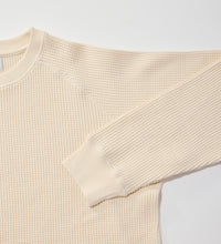 画像をギャラリービューアに読み込む, HEAVY WAFFLE TEE L/S White
