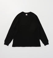 HEAVY WAFFLE TEE L/S Black