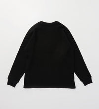 画像をギャラリービューアに読み込む, HEAVY WAFFLE TEE L/S Black
