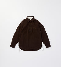 画像をギャラリービューアに読み込む, [Coming soon]PULLOVER WORK SHIRT Brown
