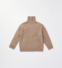 画像をギャラリービューアに読み込む, [Coming soon]TURTLE NECK KNIT Light Brown
