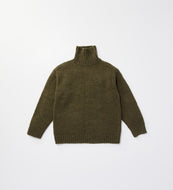 [Coming soon]TURTLE NECK KNIT Olive