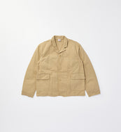 [Coming soon]TAILORED WORK JACKET Khaki Beige