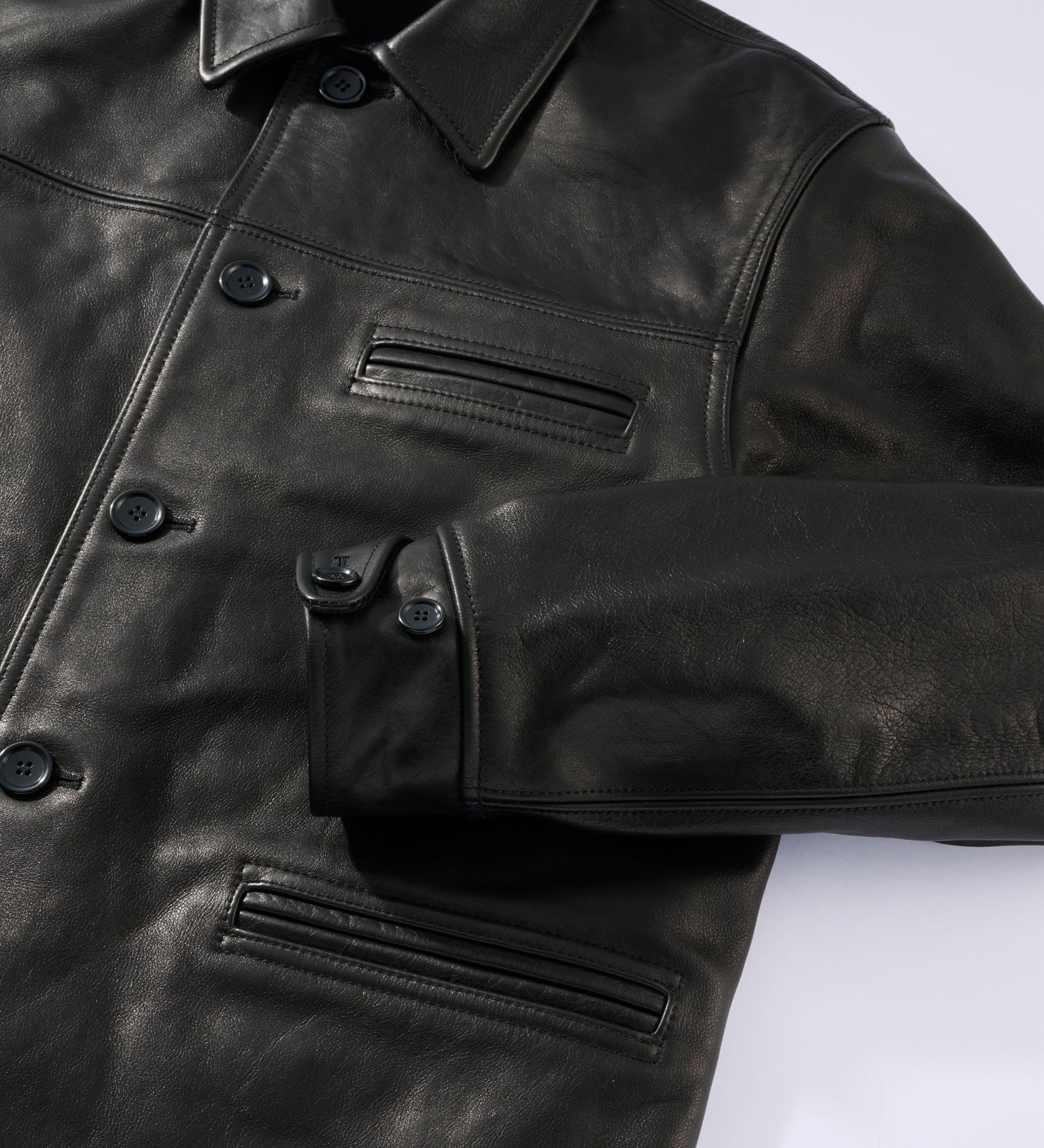 LEATHER CAR COAT – EDWIN CONCEPT SHOP