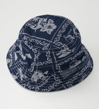 Carica l&#39;immagine nel visualizzatore di Gallery, EDWIN x reyn spooner cappello reversibile navy
