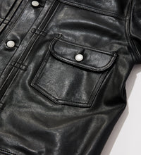 画像をギャラリービューアに読み込む, Leather Jacket Black
