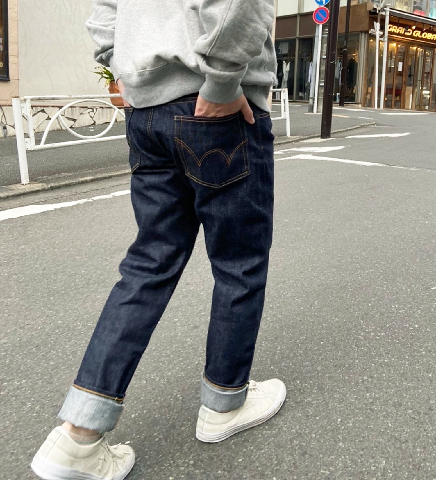 EDWIN EDS33レギュラーテーパードリジッド セルビッジ W32