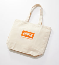 Load image into Gallery viewer, EDWIN Logo Tote Bag Orange
