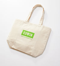 Load image into Gallery viewer, EDWIN Logo Tote Bag Green
