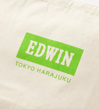 Load image into Gallery viewer, EDWIN Logo Tote Bag Green
