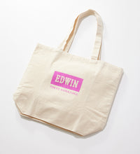 Load image into Gallery viewer, EDWIN Logo Tote Bag Pink
