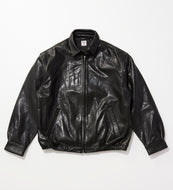 ZIP UP JACKET Leather Black